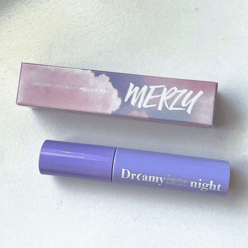 ドリーミーレイトナイト メロウティント/MERZY/リップティントを使ったクチコミ(2枚目)