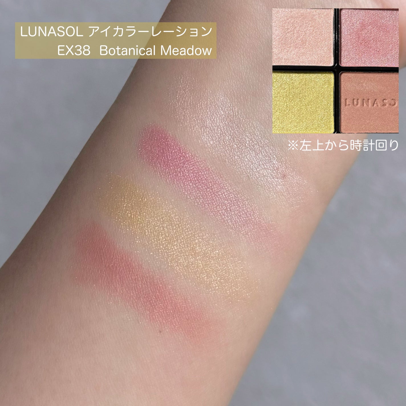 アイカラーレーション/LUNASOL/アイシャドウパレットを使ったクチコミ(2枚目)