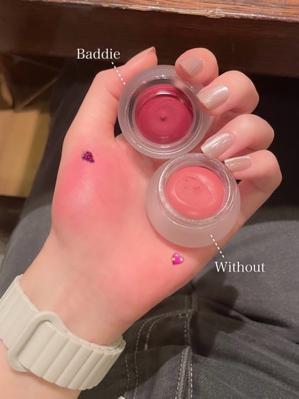 リップアンドチーク ブラーリープリンポット/fwee/口紅を使ったクチコミ(3枚目)