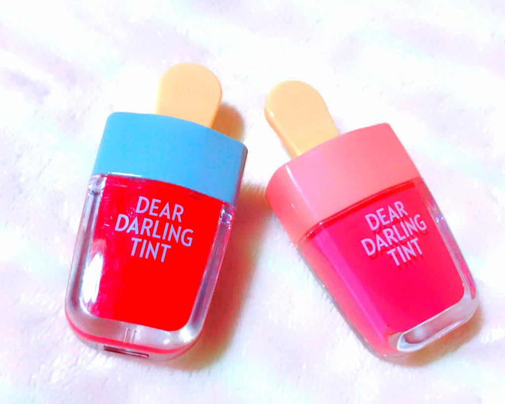 ディアダーリン ウォータージェルティント (アイスティント)/ETUDE/口紅を使ったクチコミ(1枚目)