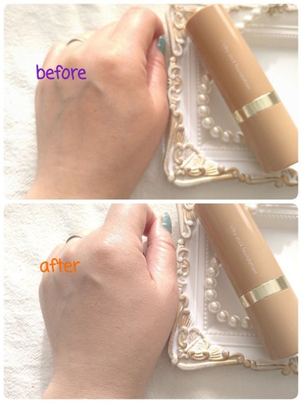 シルキースティックファンデーション/KAMIKA/その他ファンデーションを使ったクチコミ(9枚目)