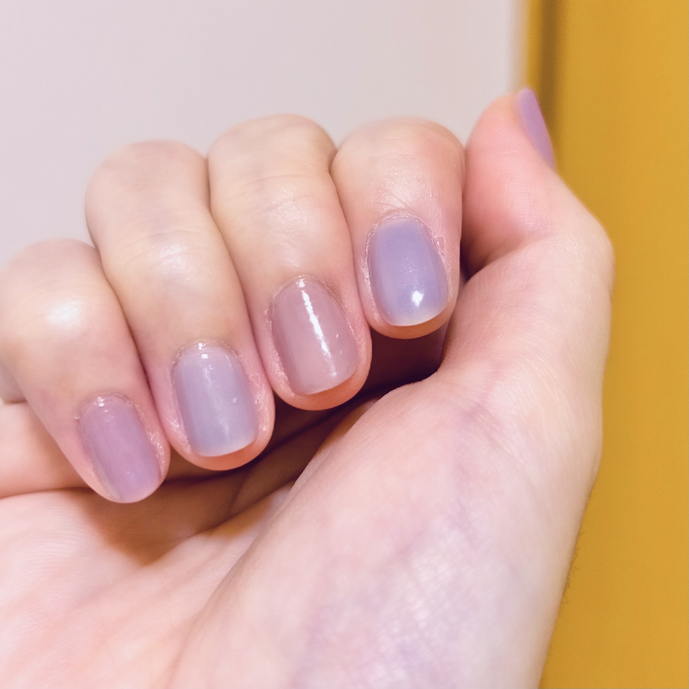 プチプラポリッシュで作る
パステルマカロンネイル🧁🩷💜

ラベンダー系の色味を合わせてみました！

❀キャンメイク カラフルネイルズ
N10 ペールラベンダー

❀パラドゥ ミニネイル
GY05 グレームーンストーン

❀パラドゥネイ