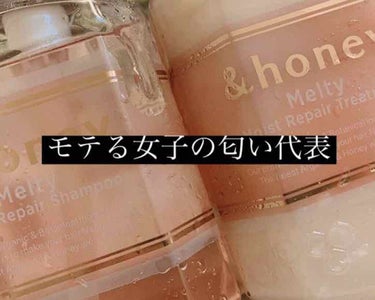 &honey Melty モイストリペア シャンプー1.0／モイストリペア ヘアトリートメント2.0/&honey/シャンプー・コンディショナーを使ったクチコミ（1枚目）