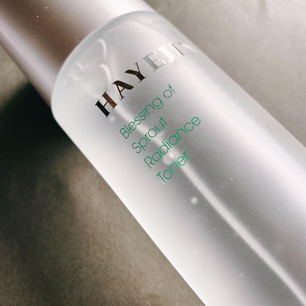 ブレッシングオブスプラウトラディアンストナー/HAYEJIN/化粧水を使ったクチコミ（3枚目）