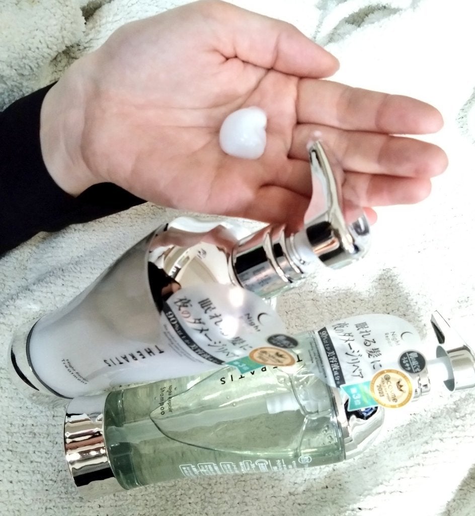 ナイトリペア シャンプー/ヘアトリートメント/THERATIS/シャンプー・コンディショナーを使ったクチコミ(3枚目)