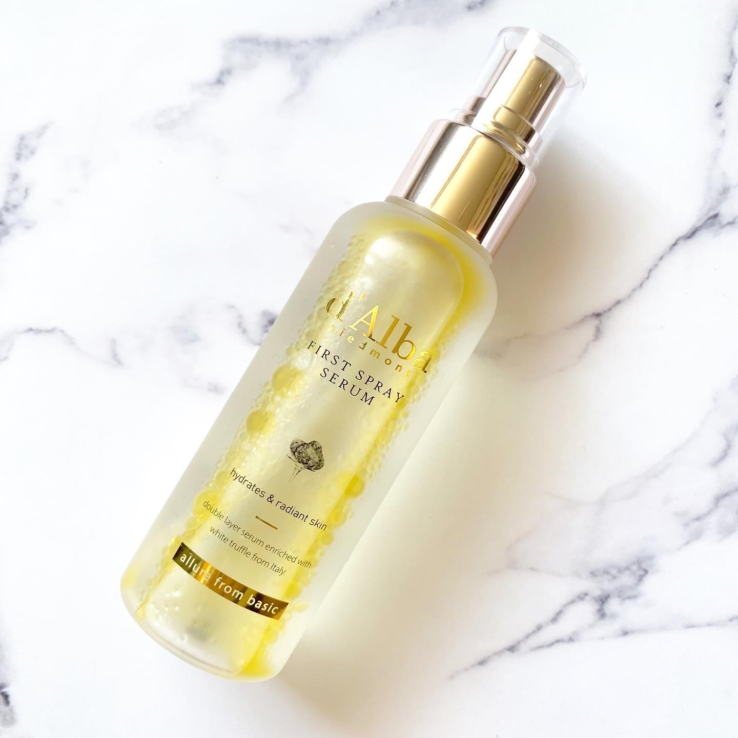 ダルバ ホワイトトリュフファーストスプレーセラム/ダルバ/ミスト状化粧水を使ったクチコミ（1枚目）