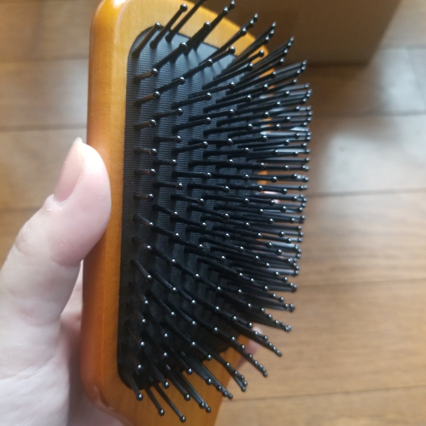 つやつや天然毛のミックスブラシ/マペペ/ヘアブラシを使ったクチコミ(5枚目)