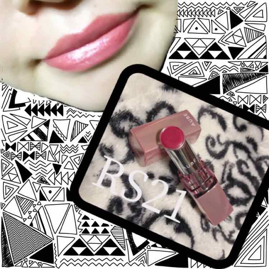 なめらか質感ひと塗りルージュ/AUBE/口紅を使ったクチコミ(1枚目)