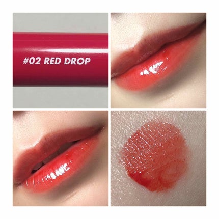 グラスティングウォーターティント/rom&nd/リップティントを使ったクチコミ(3枚目)