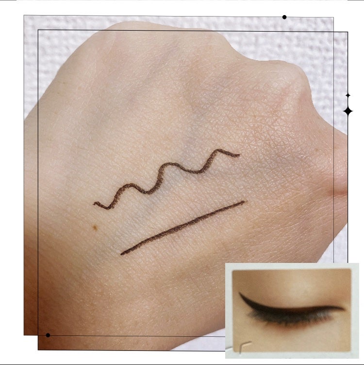 スキルレスライナー/LUMIURGLAS/リキッドアイライナーを使ったクチコミ(2枚目)