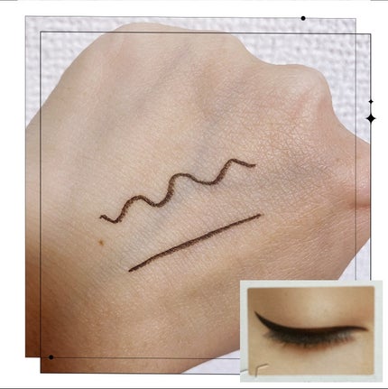 スキルレスライナー/LUMIURGLAS/リキッドアイライナーを使ったクチコミ(2枚目)