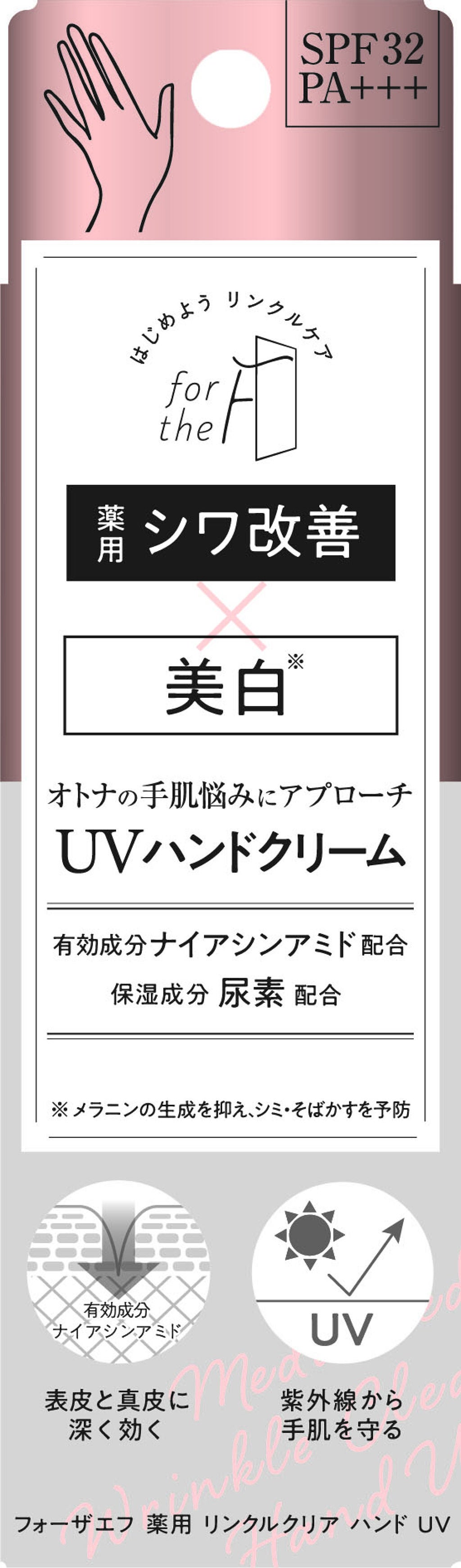 シワ改善・美白もできる【薬用UVハンドクリーム】（1枚目）