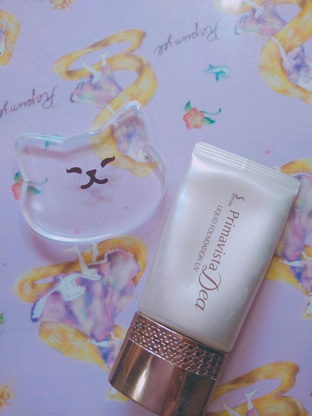 クリスタルポリッシュ ファンデーションブラシ/JILL STUART/メイクブラシを使ったクチコミ（3枚目）