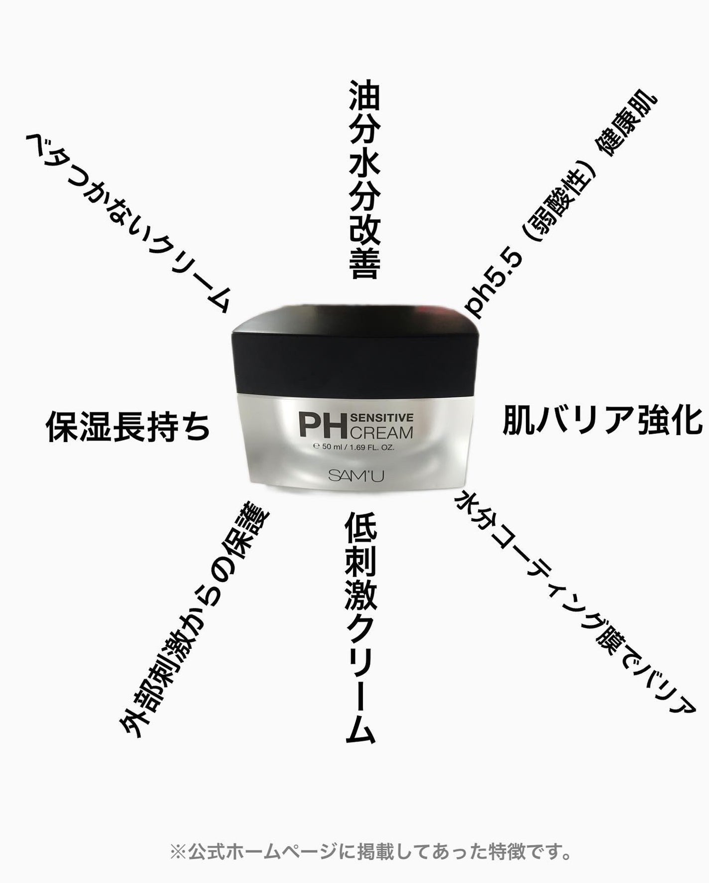 サミュ PHセンシティブクリーム/SAM'U/フェイスクリームを使ったクチコミ(2枚目)