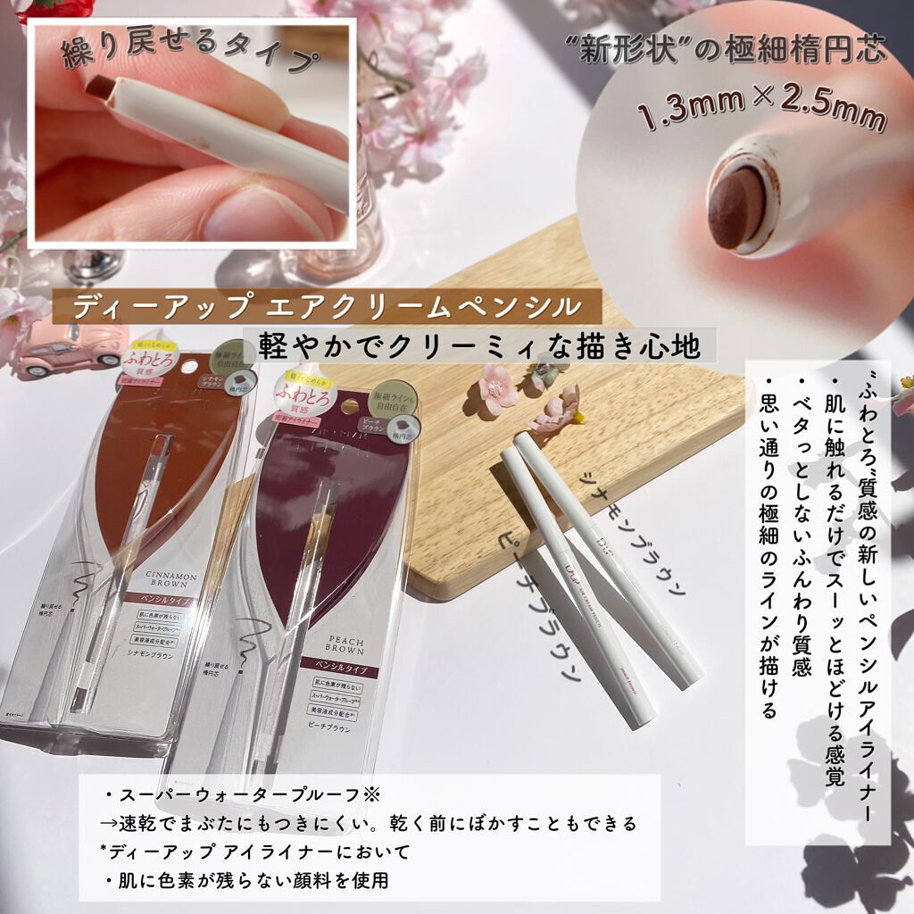 エアクリームペンシル /D-UP/ペンシルアイライナーを使ったクチコミ(2枚目)