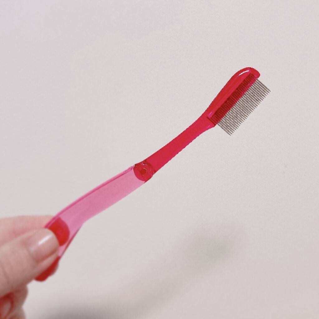 マスカラコーム メタルN（ナチュラル）/チャスティ/その他化粧小物を使ったクチコミ（2枚目）