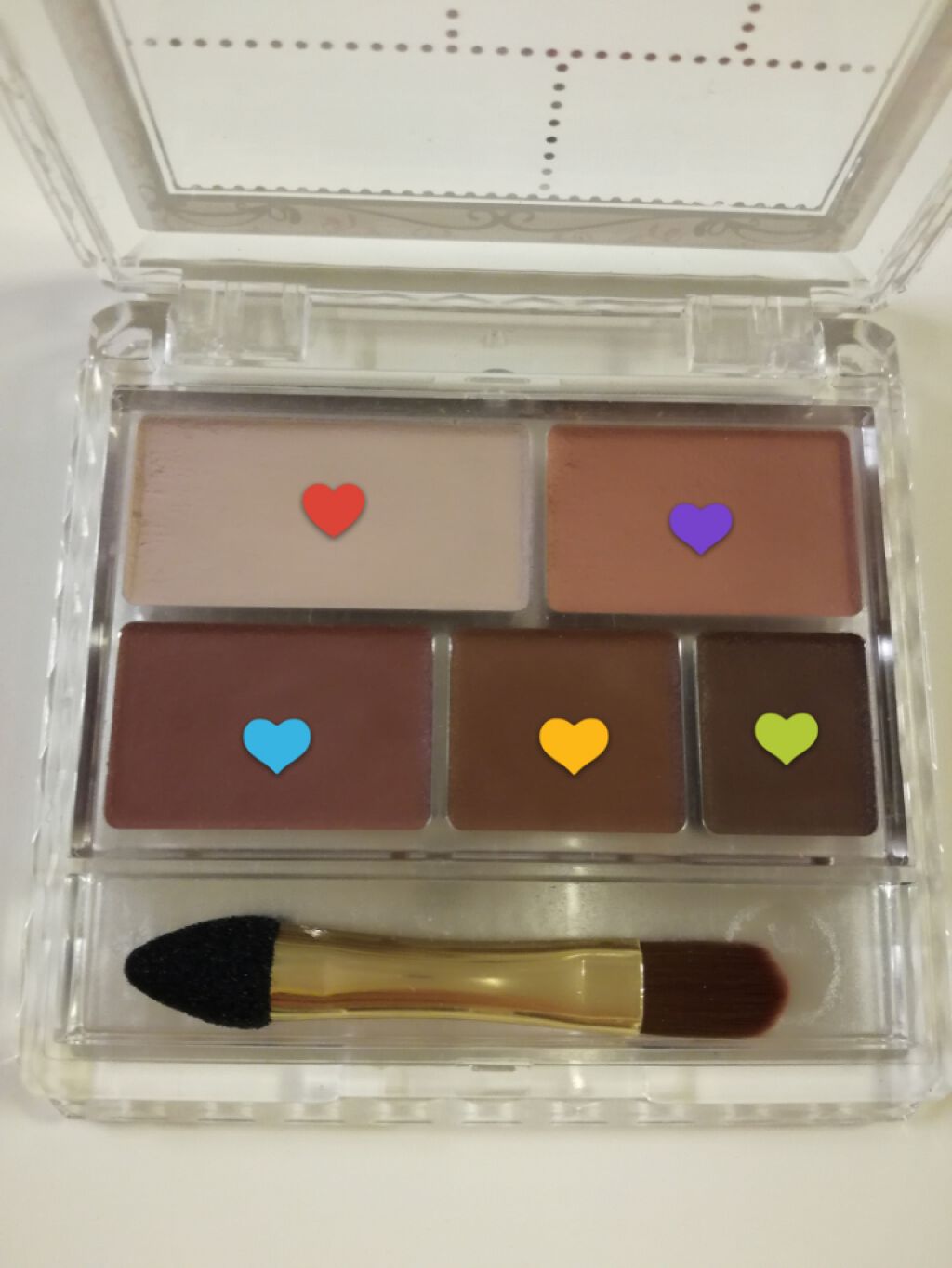 パーフェクトマルチアイズ/キャンメイク/アイシャドウパレットを使ったクチコミ(2枚目)