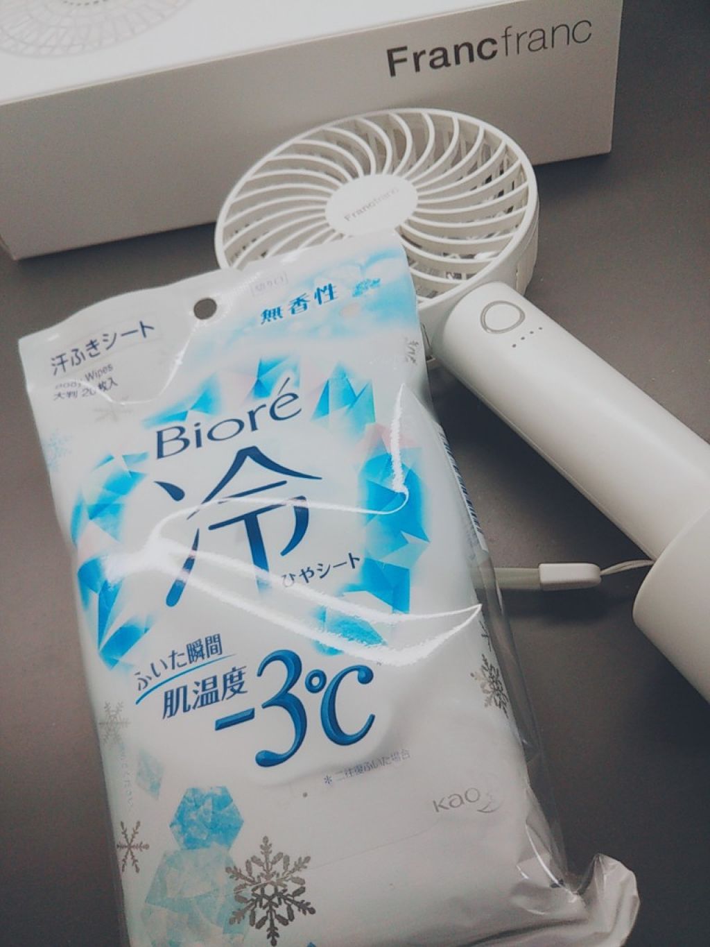 冷シート 無香性/ビオレ/ボディシートを使ったクチコミ(2枚目)