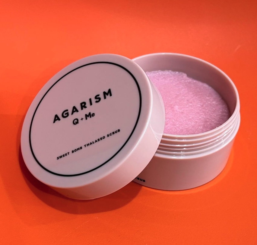 Q+Me スウィート ボム タラソ スクラブ/AGARISM/バストケア・ヒップケアを使ったクチコミ（1枚目）