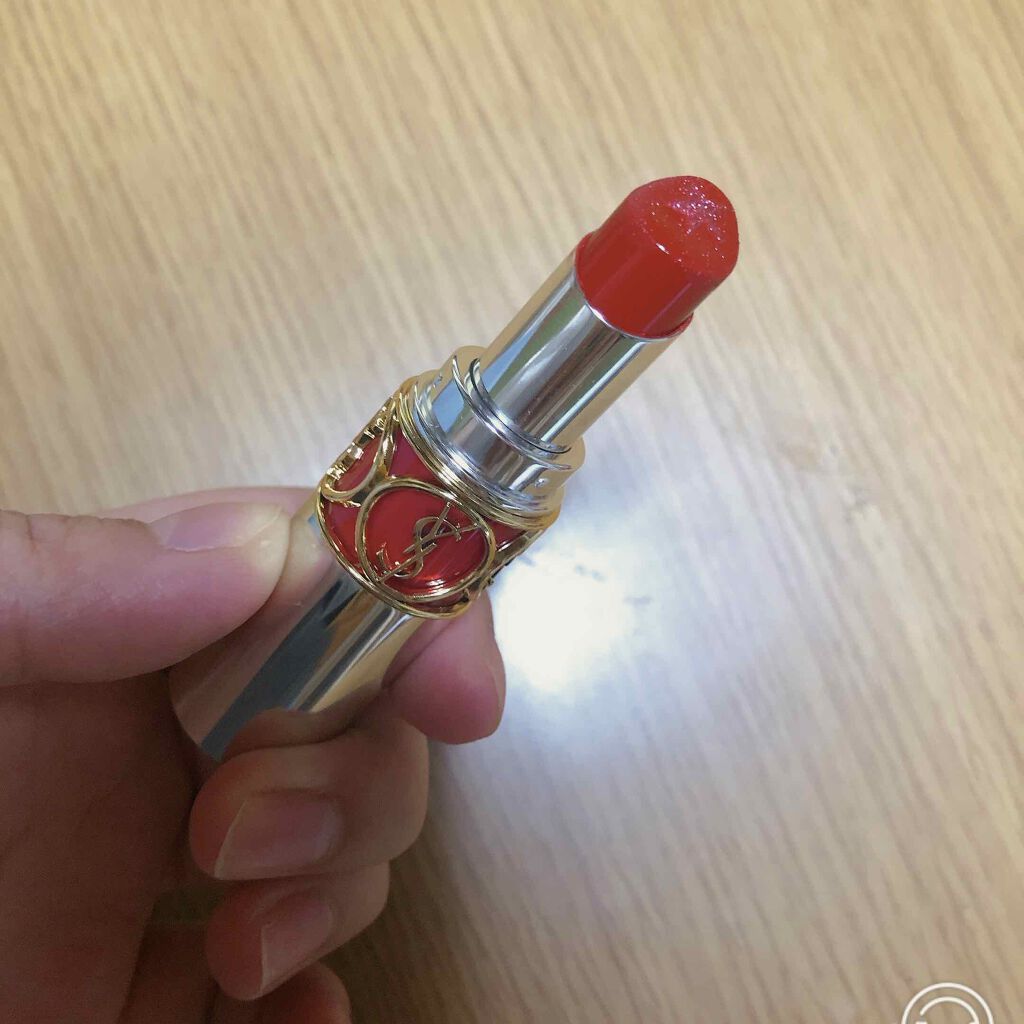 ルージュ ヴォリュプテ ロックシャイン/YVES SAINT LAURENT BEAUTE/口紅を使ったクチコミ(2枚目)