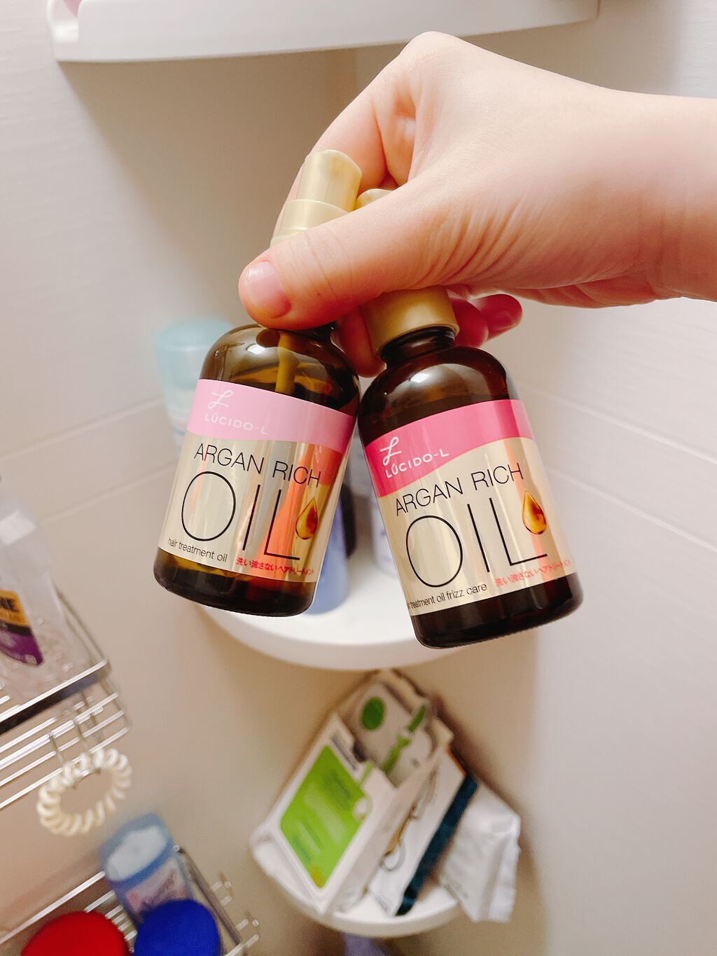 オイルトリートメント #EXヘアオイル うねり・くせケア/ルシードエル/ヘアオイルを使ったクチコミ（3枚目）