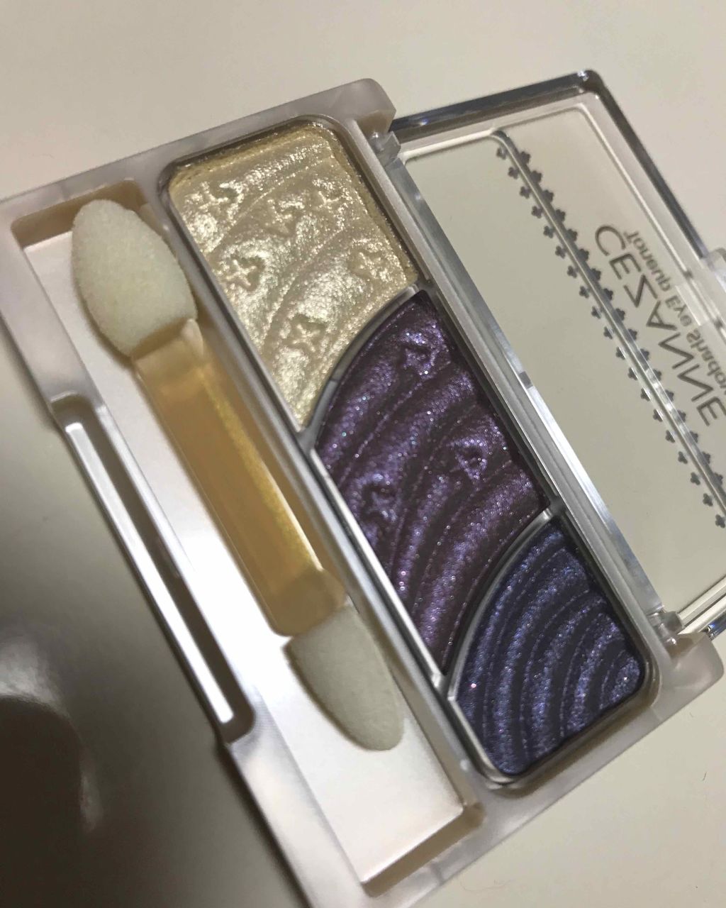 トーンアップアイシャドウ/CEZANNE/アイシャドウパレットを使ったクチコミ(2枚目)