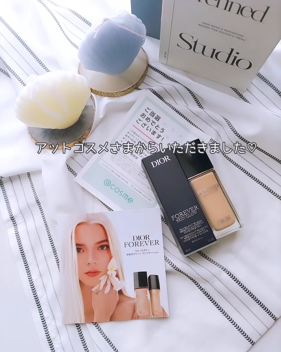 ディオールスキン フォーエヴァー フルイド グロウ/Dior/リキッドファンデーションを使ったクチコミ（2枚目）