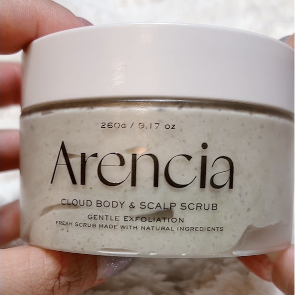 フレッシュクラウドスクラブ ゼラニウム&プリムローズ/アレンシア/ボディスクラブを使ったクチコミ（2枚目）