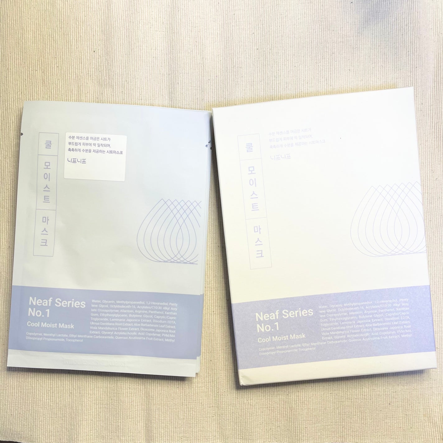 No.1 Cool Moist Mask/ニプニプ/シートマスク・パックを使ったクチコミ(1枚目)