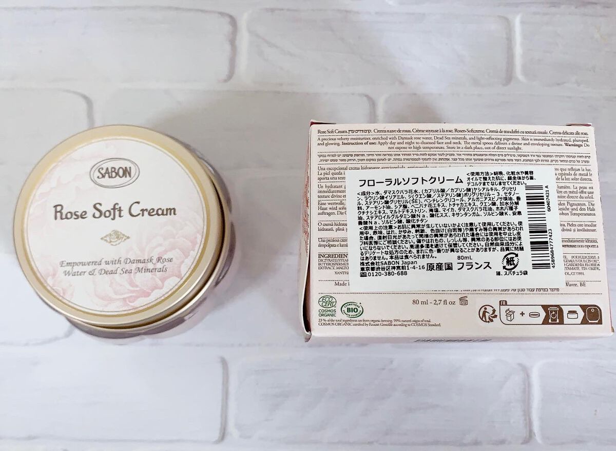 ローズソフトクリーム/SABON/フェイスクリームを使ったクチコミ(2枚目)