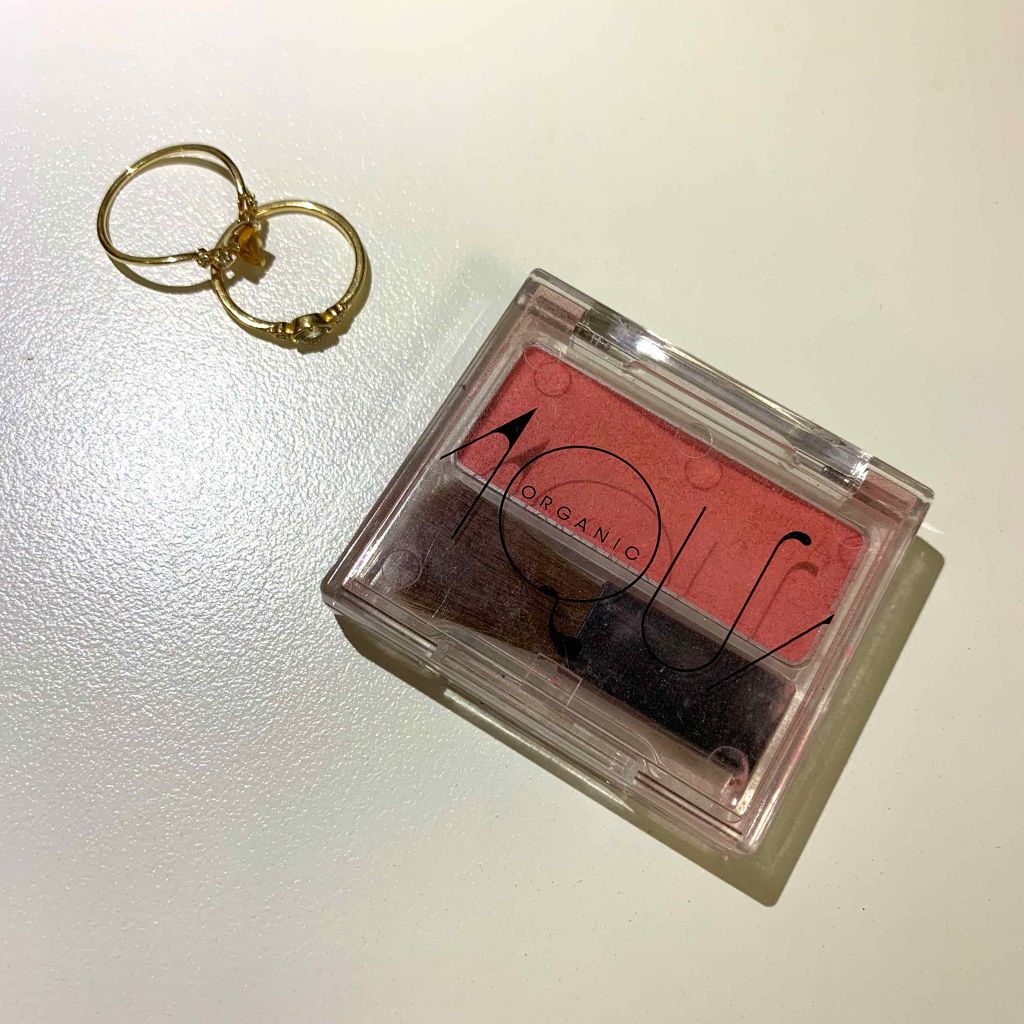 オーガニックプレストチーク/アクア・アクア/パウダーチークを使ったクチコミ（1枚目）