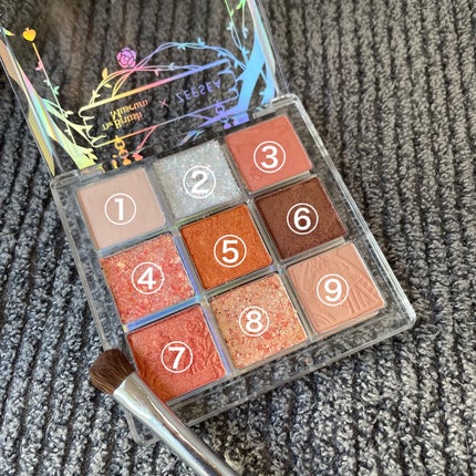 クォーツ 9色アイシャドウパレット(ドリームランドアイシャドウ)/ZEESEA/アイシャドウパレットを使ったクチコミ(2枚目)