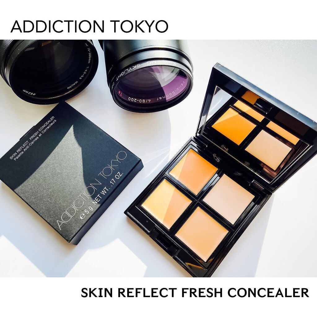 スキンリフレクト フレッシュ コンシーラー/ADDICTION/パレットコンシーラーを使ったクチコミ(1枚目)