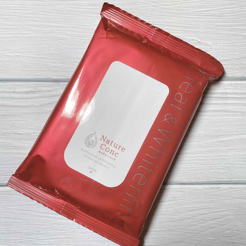 ネイチャーコンク 薬用 ふきとり化粧水シート/ネイチャーコンク/トナーパッドを使ったクチコミ（2枚目）