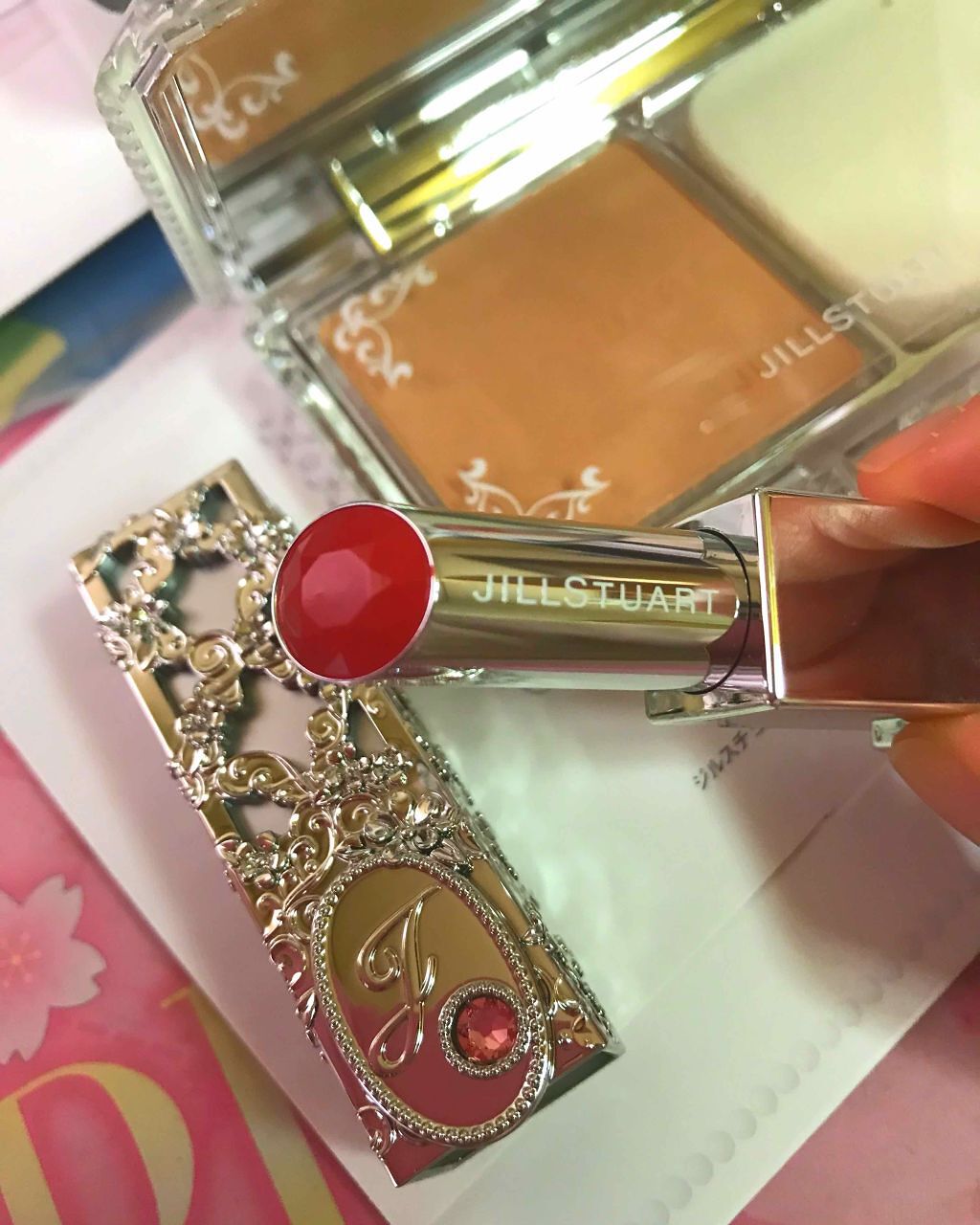 ルージュ マイドレス/JILL STUART/口紅を使ったクチコミ(1枚目)