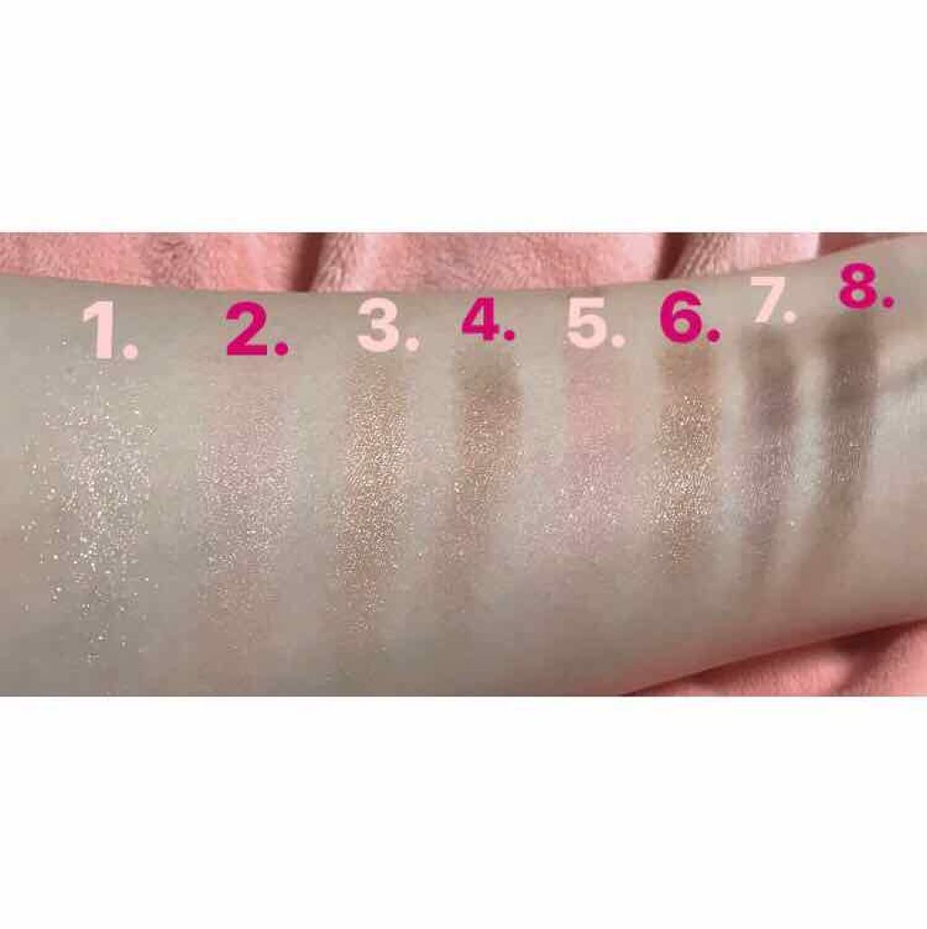 グラマラスリッチ アイパレット (クリスマスコフレ 2018)/Visée/メイクアップキットを使ったクチコミ(4枚目)