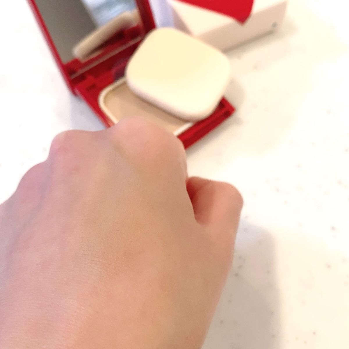 プロフィニッシュファンデーション/インテグレート/パウダーファンデーションを使ったクチコミ(4枚目)