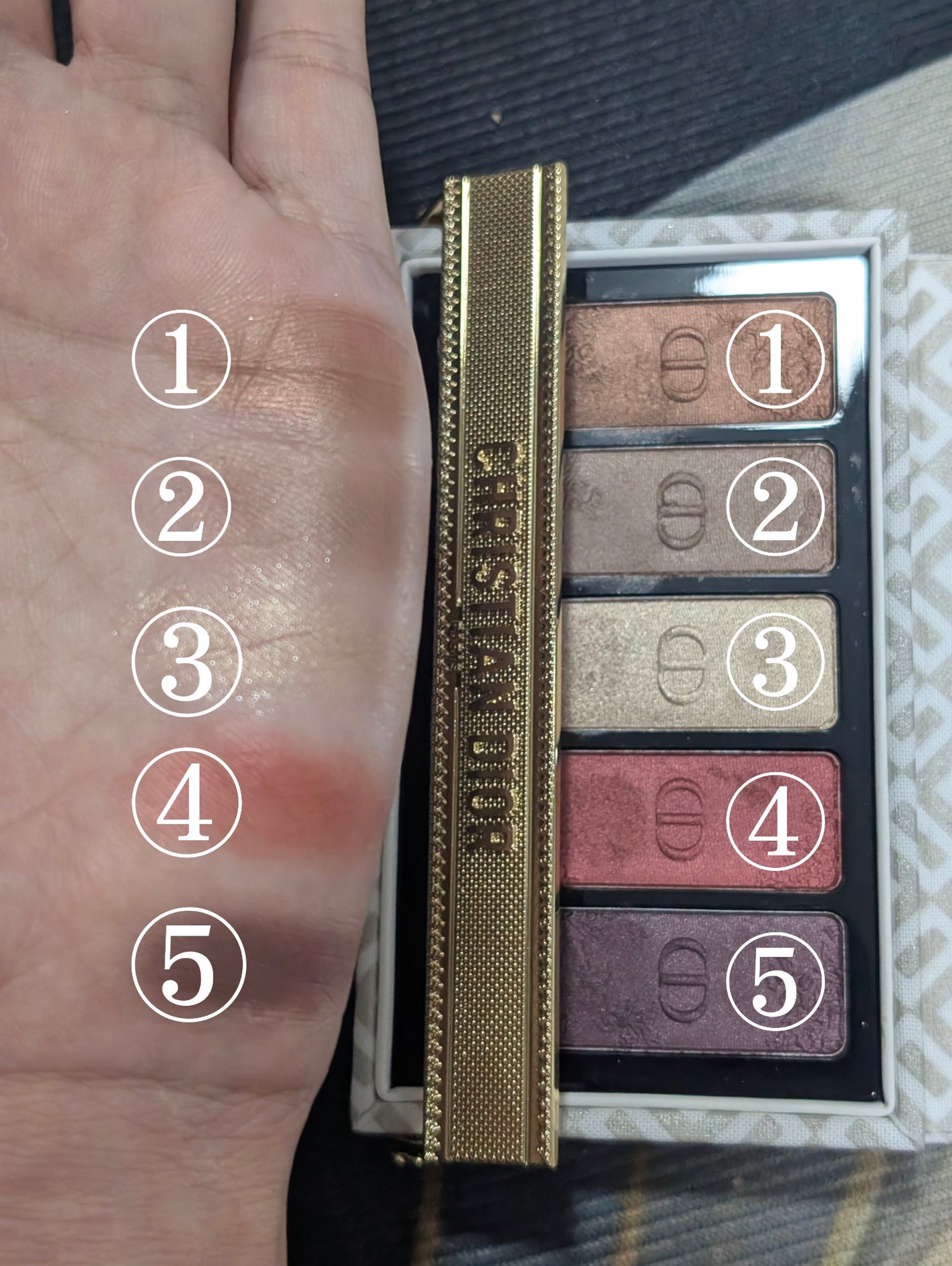 【旧】エクラン クチュール アイ パレット/Dior/マルチパレットを使ったクチコミ(2枚目)
