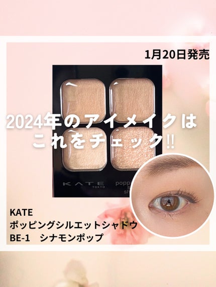 ケイト ポッピングシルエットシャドウ/KATE/アイシャドウパレットを使ったクチコミ(1枚目)