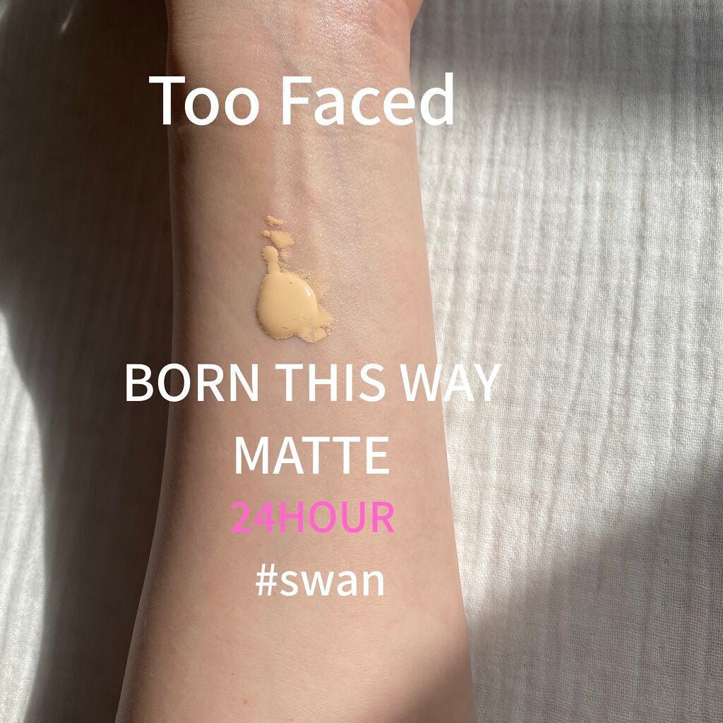ボーン ディス ウェイ アンディテクタブル 24H マット ファンデーション/Too Faced/リキッドファンデーションを使ったクチコミ(1枚目)