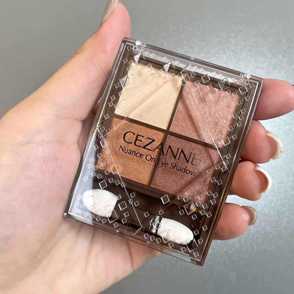 ニュアンスオンアイシャドウ/CEZANNE/アイシャドウパレットを使ったクチコミ（2枚目）