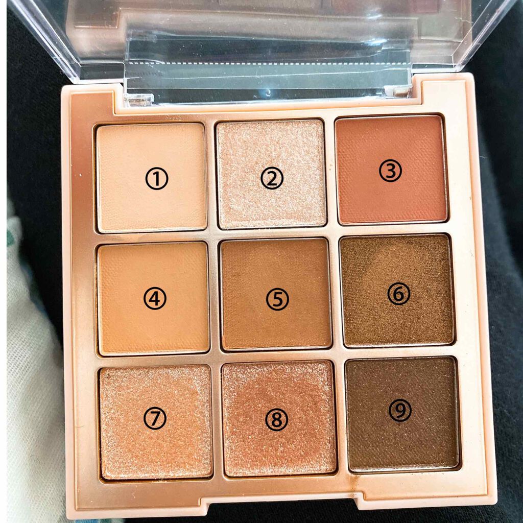 シャドウパレット/dasique/アイシャドウパレットを使ったクチコミ(2枚目)