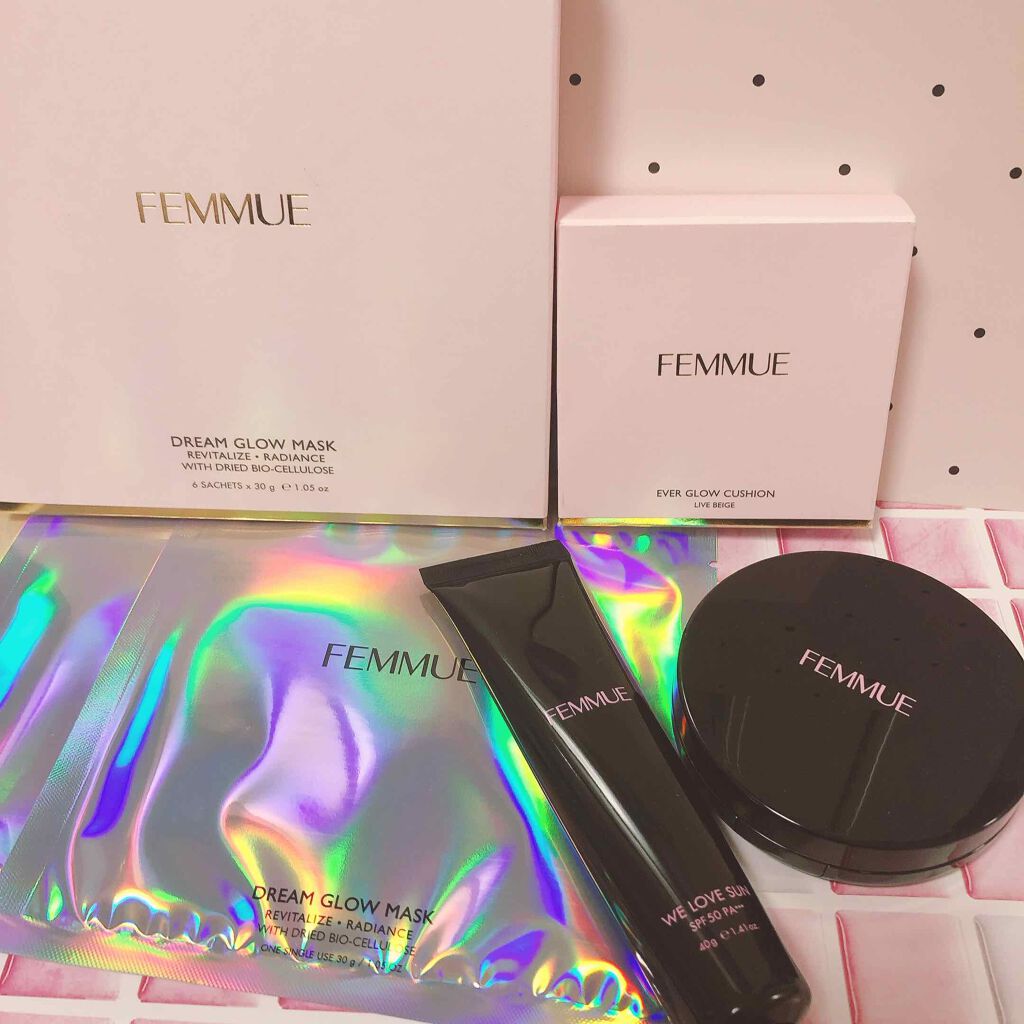 エバーグロウクッション SPF23 PA++/FEMMUE/クッションファンデーションを使ったクチコミ(1枚目)