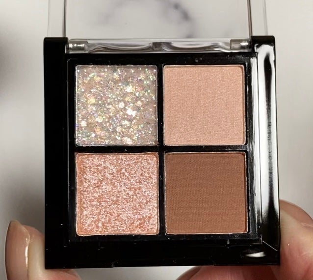 UR GLAM グリッターアイズ /U R GLAM/アイシャドウパレットを使ったクチコミ(3枚目)