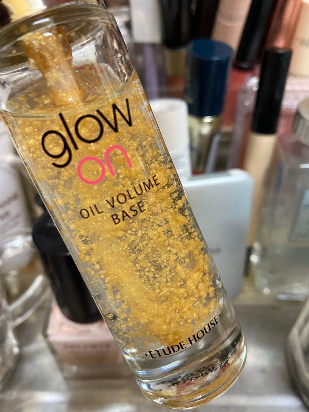 グローオンオイルボリュームベース/ETUDE/化粧下地を使ったクチコミ(2枚目)