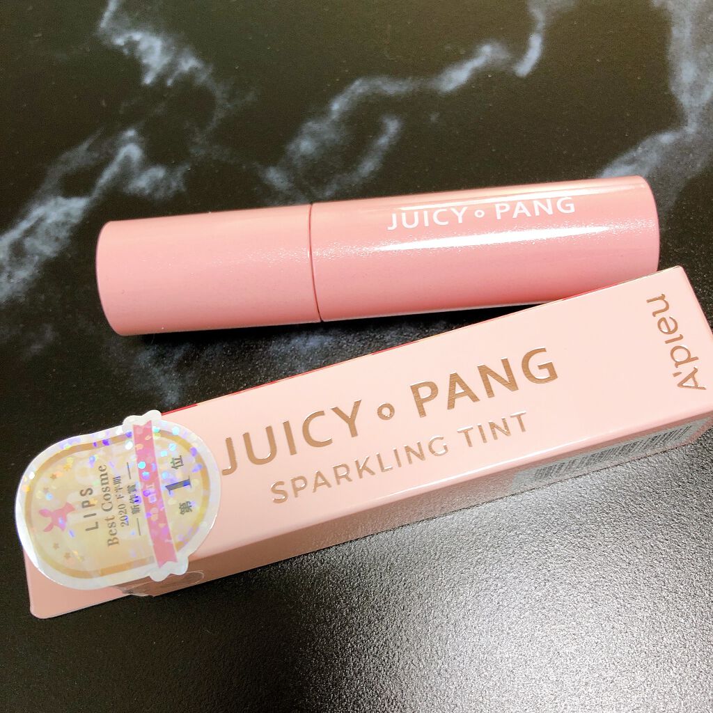 アピュー ジューシーパン スパークリングティント/A’pieu/口紅を使ったクチコミ（1枚目）