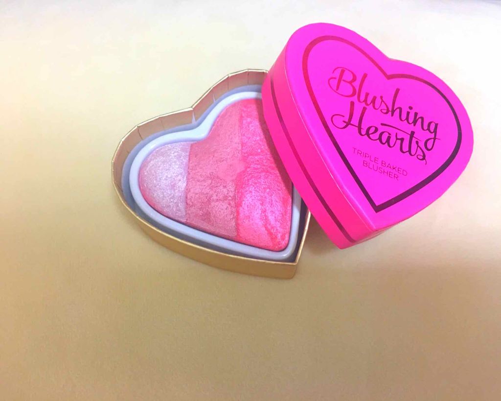 ブラッシング ハート/MAKEUP REVOLUTION/パウダーチークを使ったクチコミ（2枚目）