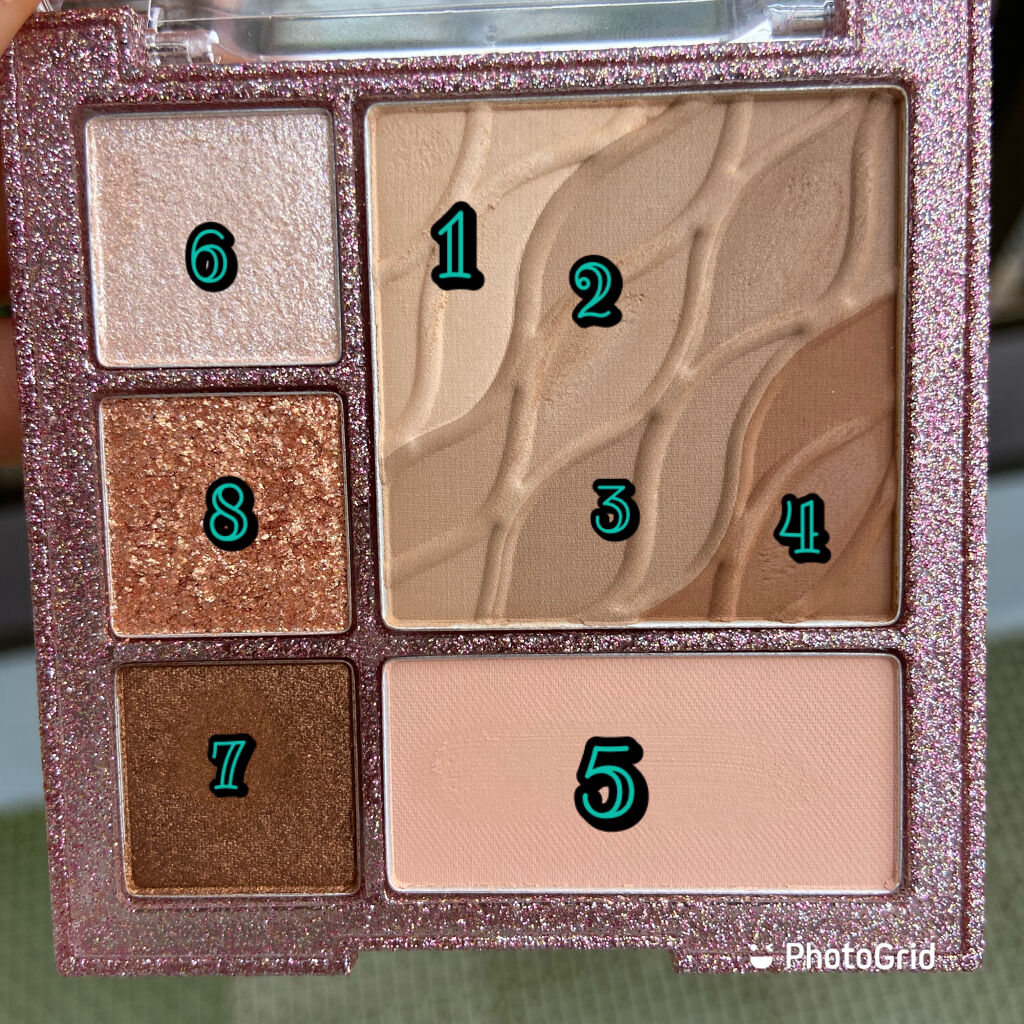 colorgram マルチキューブパレット/Colorgram/アイシャドウパレットを使ったクチコミ（3枚目）