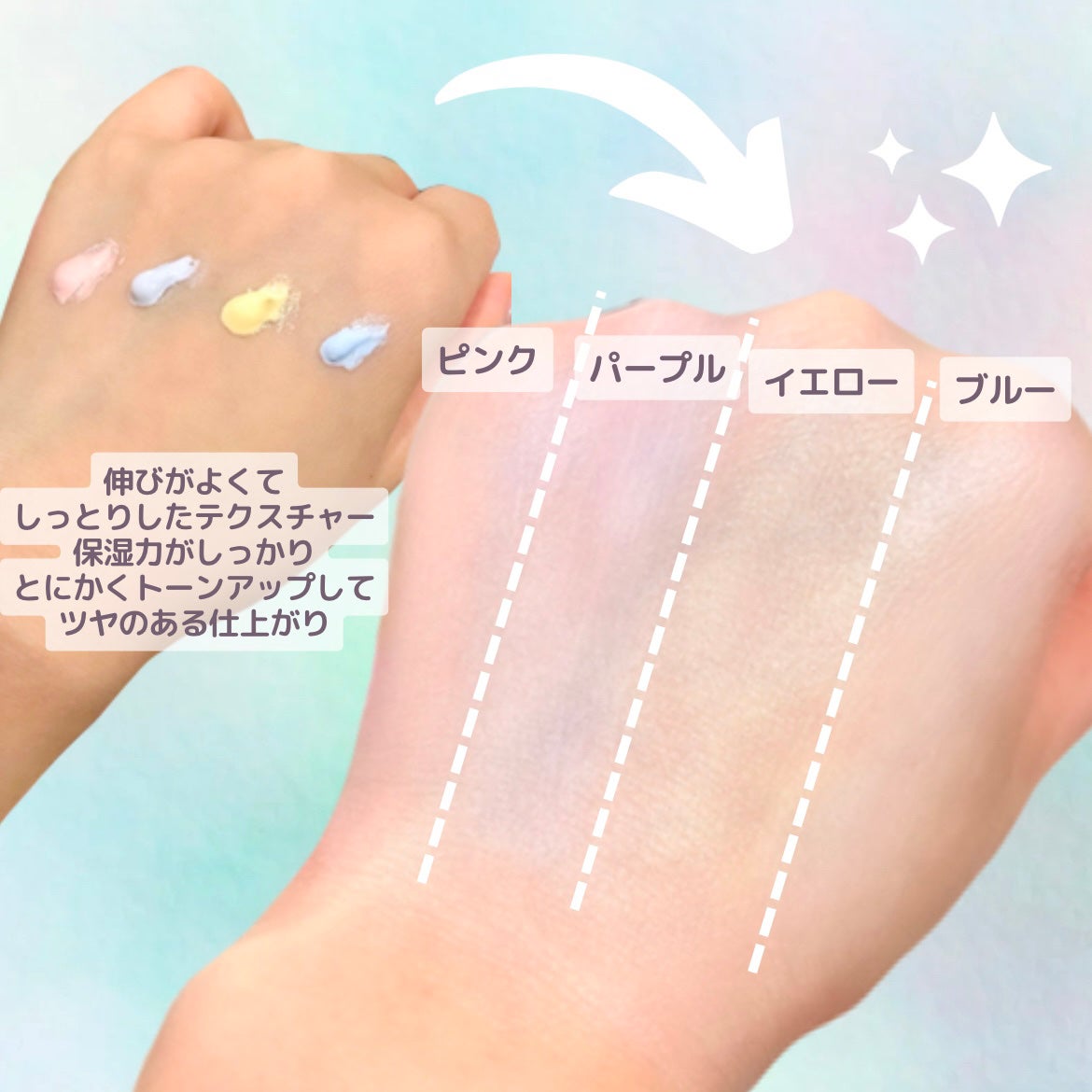 トーンアップカラープライマー /Ririmew/化粧下地を使ったクチコミ(2枚目)