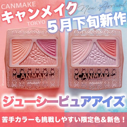 ジューシーピュアアイズ/キャンメイク/アイシャドウパレットを使ったクチコミ(1枚目)